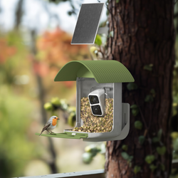 Smart bird feeder with 3MP camera