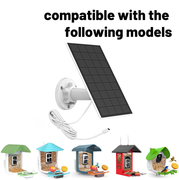 Solar Panel with Type-C Cord