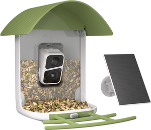 Smart bird feeder with 3MP camera