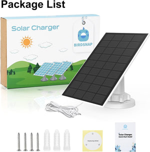 Solar Panel with Type-C Cord