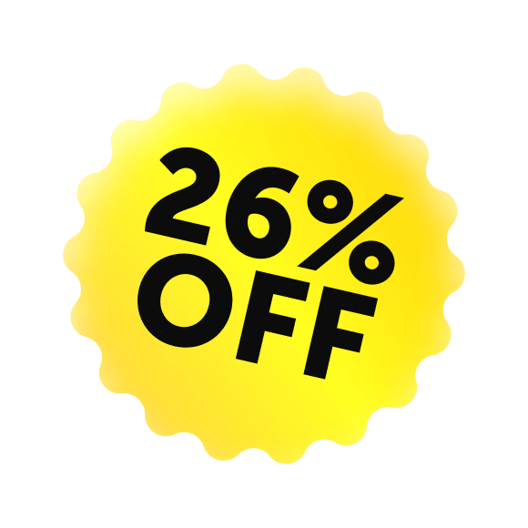 26% OFF