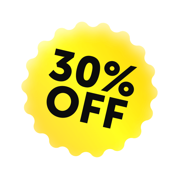 30% OFF